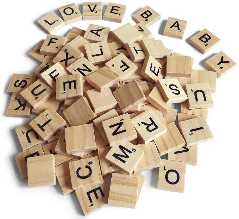 - Wood Scrabble Tiles-diy Wood Gift Decoratio