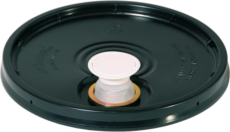 Pail Lid With Pour Spout And Gasket | Fits 3.5, 5, 6, 7 Gallon Buckets