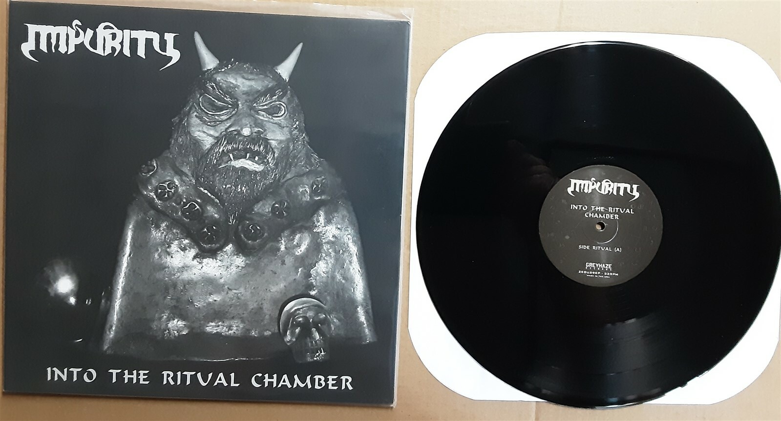 米LP Impurity Into The Ritual Chamber ZEBU29EP Greyhaze Records /00400 米LP Impurity Into The Ritual Chamber ZEBU29EP Greyhaze