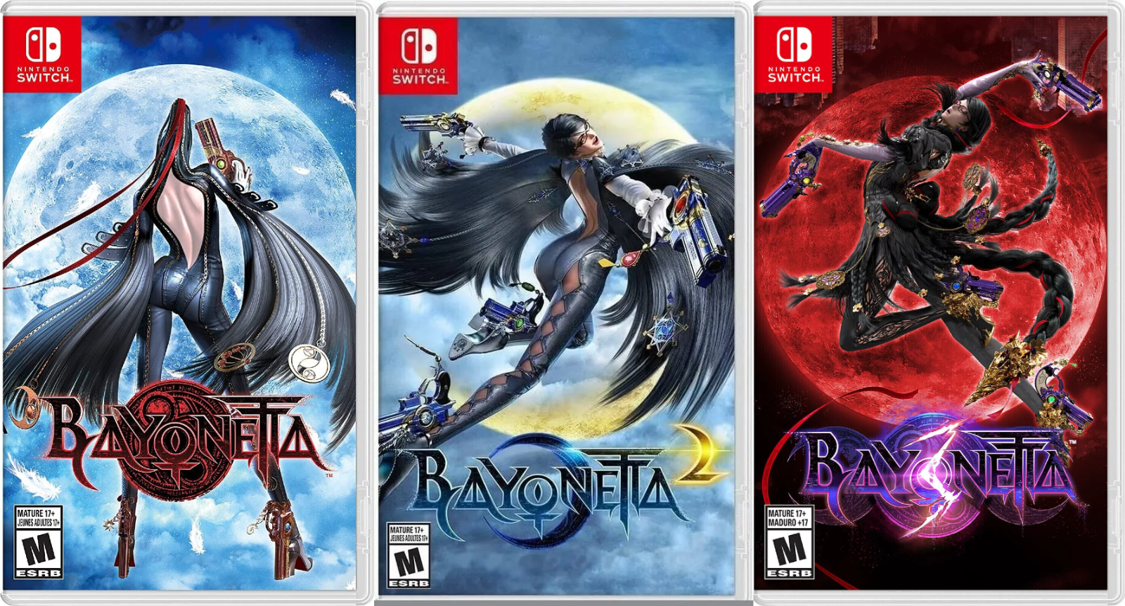 Switch ベヨネッタ1⁄2⁄3 3本セット Bayonetta 1 2 3 Trilogy Bundle
