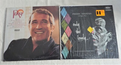 2 Lp Records New Perry Como CPL1-0585 Frank Sinatra Sings For Only The Lonely