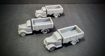 Bolt Action German Opel Blitz Truck lot X3 platoon 28mm 1/56th scale