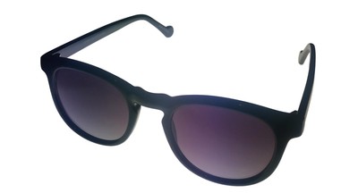 Perry Ellis Mens Sunglass Black Plastic Square, Smoke Gradient Lens PE81 2