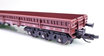 TT 1 120 Schirmer Niederbordwagen 6achsig Samms braun DR Ep. IV 20262