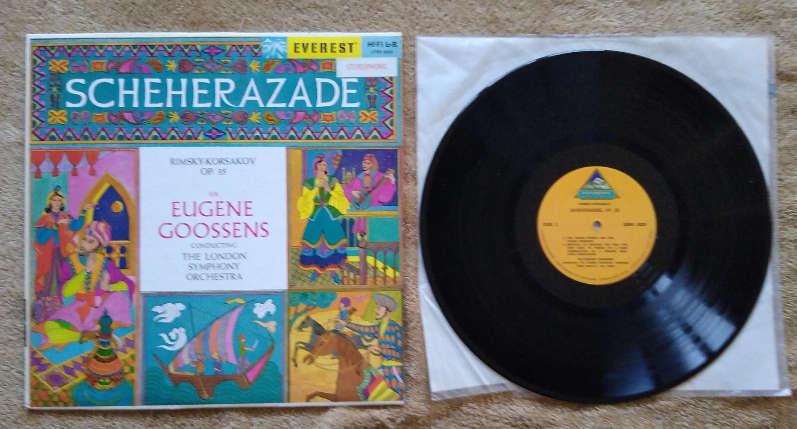 【中古】 Scheherazade Bolero Rimsky－Korsakov ,Ravel Scheherazade Rimsky-Korsakov OP. 35 Sir Eugene Goossens