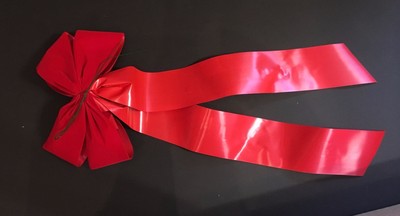 Samuel Adams Boston Lager Beer Red Velvet Christmas Wreath or Gift Bows