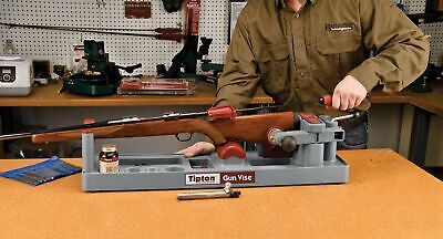 Rifle Gun Cleaning Kit Tipton Best Ultra Gun Vise Gunsmithing Tool Bench (Best Rifle Cleaning Kit)
