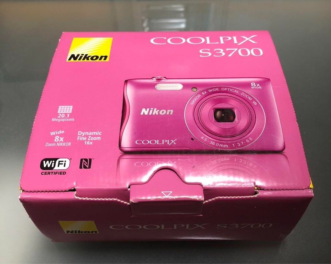 Nikon COOLPIX ピンク 8倍光学ズーム S3700 Amazon.com : Nikon
