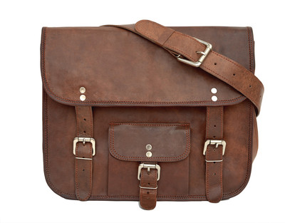 81stgeneration Bolso Piel Autentico Bandolera Hombro Mensajero Marron