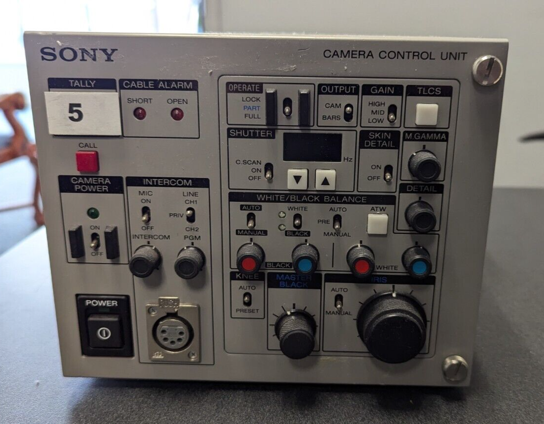 SONY CCU-TX7 CAMERA CONTROL UNIT Triax CCU | eBay SONY CCU-TX7 CAMERA CONTROL UNIT Triax CCU | eBay