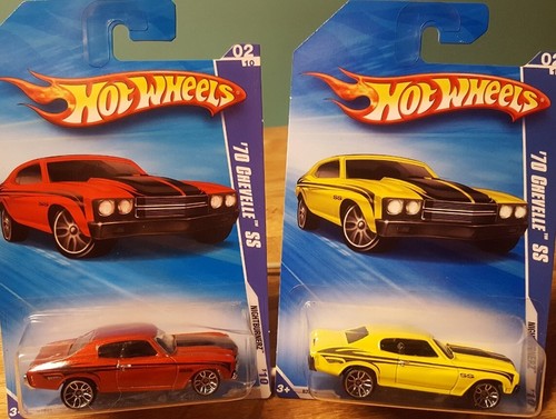 Hot Wheels '70 Chevy Chevelle SS Yellow & Red With Black 1