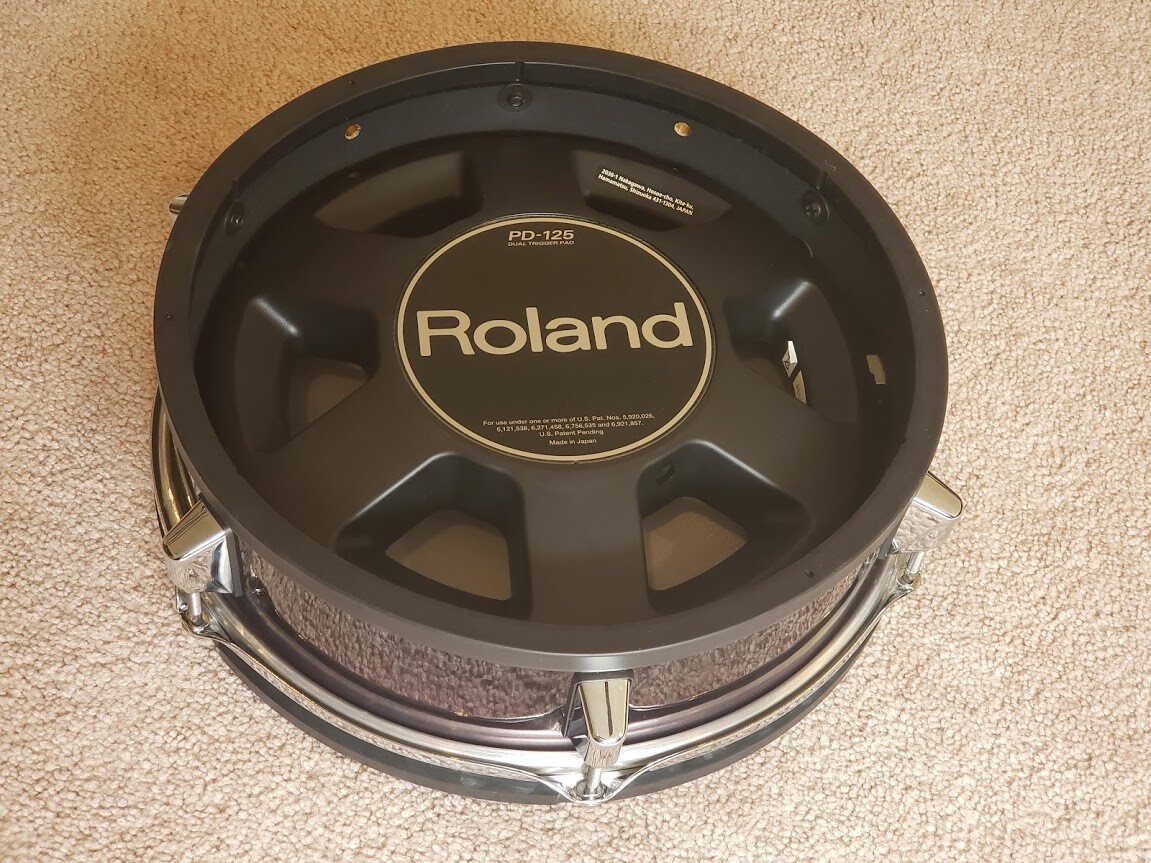 Roland PD-125 Black, Mesh Head with Snare Stand