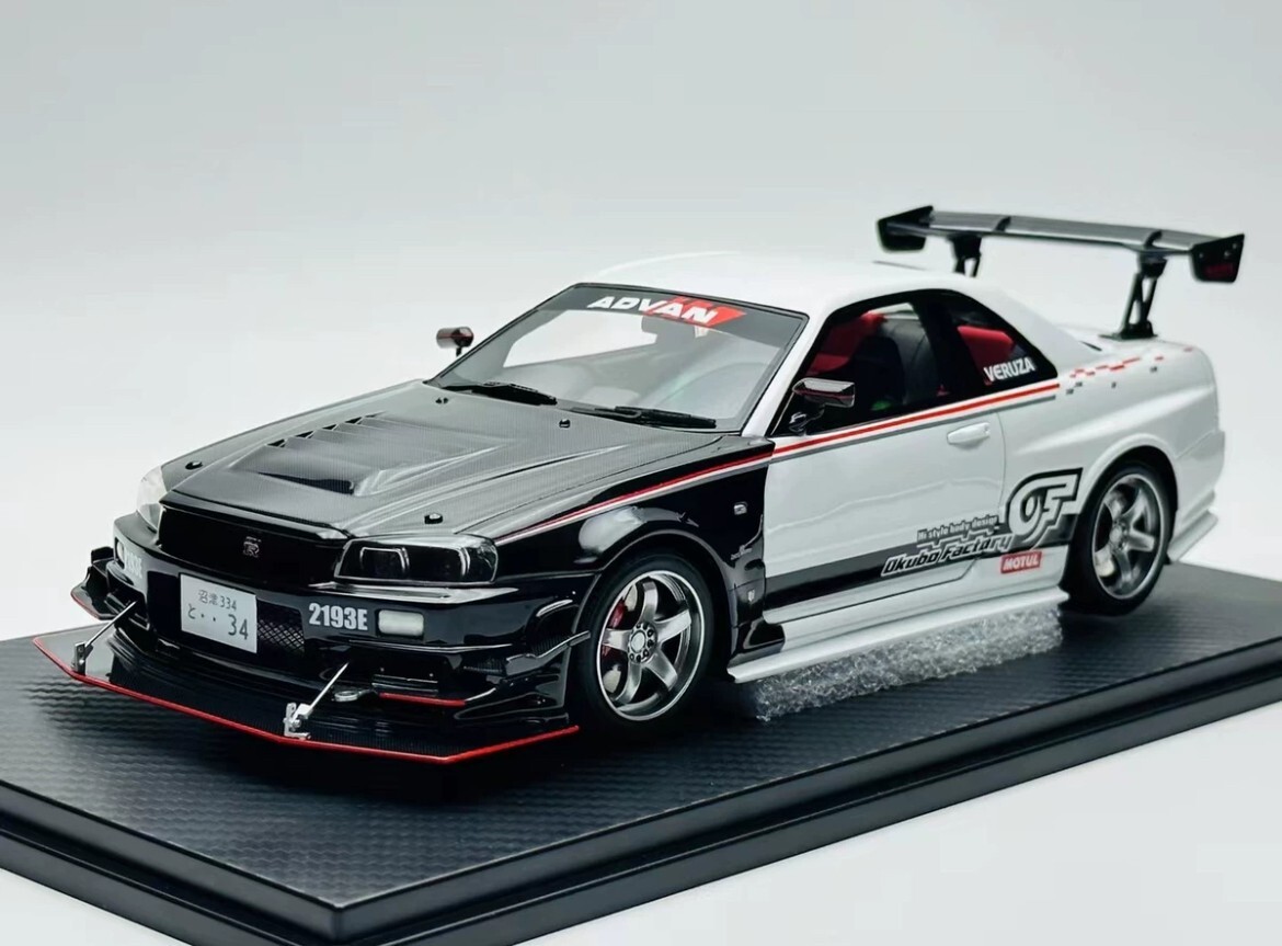 HW NISSAN SKYLINE GT-R（R34）BLACK WING レア 2012 Hot Wheels Nissan Skyline R34 GT-R BLACK WING VARIATION