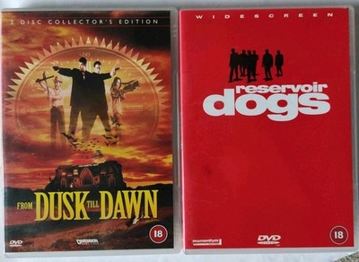 From Dusk Till Dawn & Reservoir Dogs DVD 🌀 2 Films Clooney Quentin Tarantino