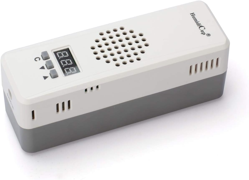 ® S1 Electronic Cigar Humidifier, Small Size for 40-150 Count Desktop Humidor, 40% to 90% Setting Range, Stable Humidty Control