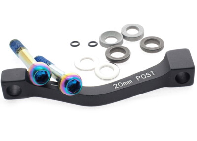 SRAM Avid Disc Brake Bracket Post 20mm F:180mm / R:160mm & Mount Hardware