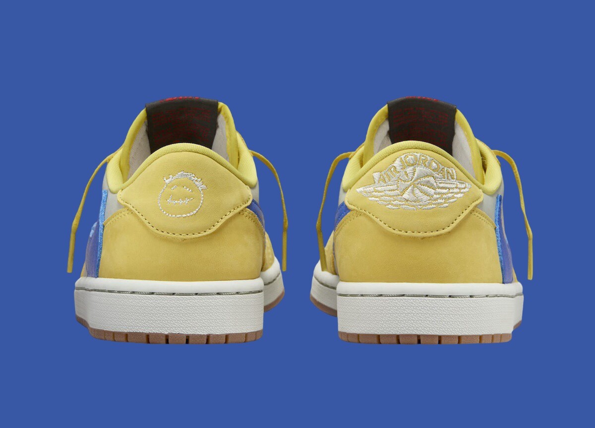 Pre-owned Nike Air Jordan 1 Retro Low Og Sp Travis Scott Canary Dz4137-700 Womens In Yellow