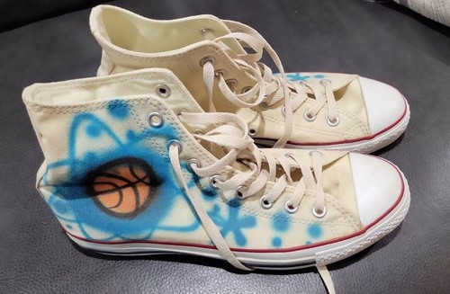 Converse ALL STAR 1984年 USA製 アート tee Converse ALL STAR 1984年 USA製 アート tee Vintage 1980s
