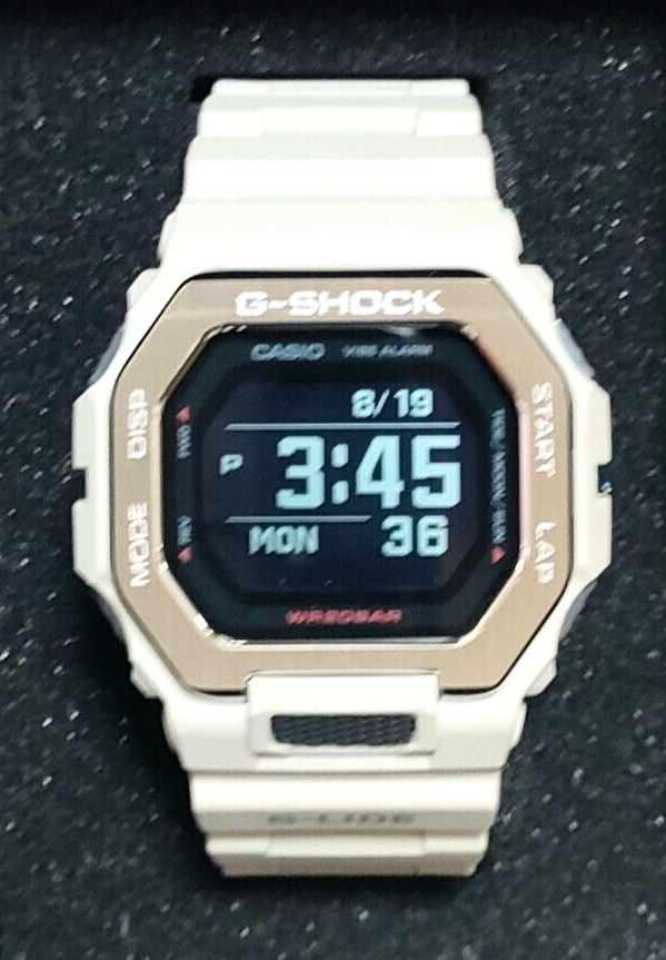 CASIO G-SHOCK GBX-100-8JF G-Lide Black Silver Bluetooth