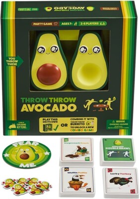 Throw Throw Avocado Game by Exploding Kittens Party Board Game