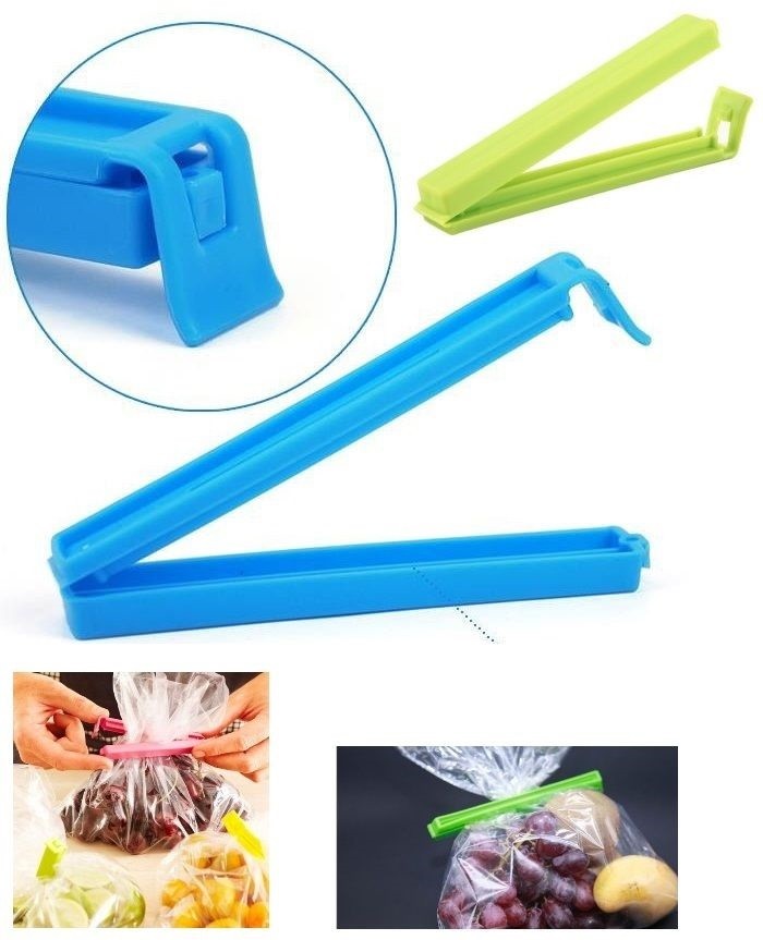 Set 5 Pezzi Clip Sigilla Sacchetti Biscotti Pasta Cucina Chiudi Buste Sacchi dfh