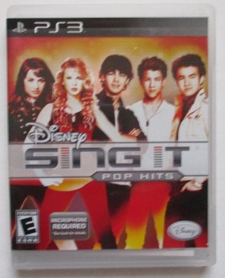 Disney Sing It: Pop Hits (Sony PlayStation 3, 2009) + Booklet; Rated E - Karaoke