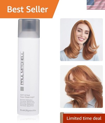 Paul Mitchell Super Clean Light Hairspray 9.5 oz - Natural Hold for Fine Hair