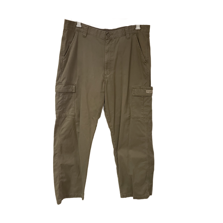 Wrangler Authentic Issue Mens 38x32 Khaki Relaxed Fit Cargo Wrangler Authentic Issue Mens 38x32 Khaki Relaxed Fit Cargo