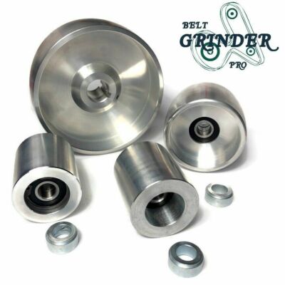 Belt Grinder 2x72 wheel set knife grinder 5" Drive 7/8" bore 3" track 2" Idler