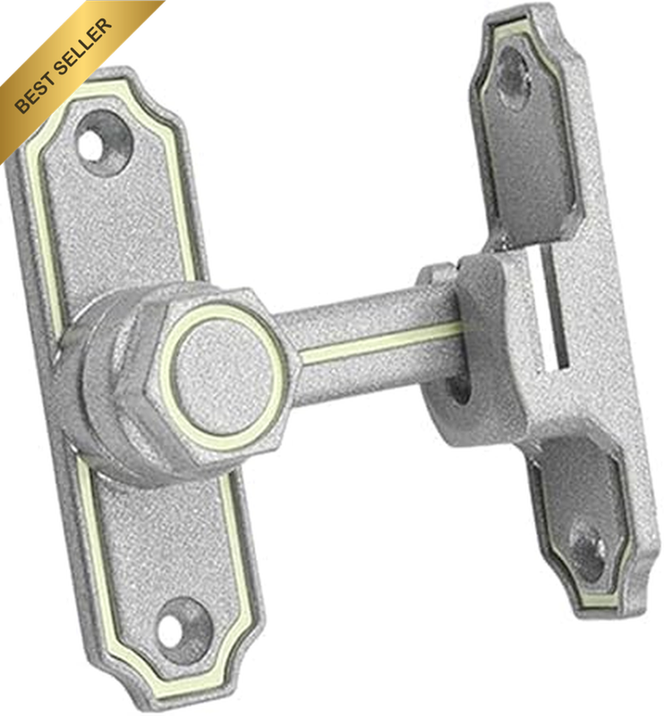 Barn Luminous Latch 90 Degree Zinc Alloy Gate Flip Latch Lock Heavy Duty Safety