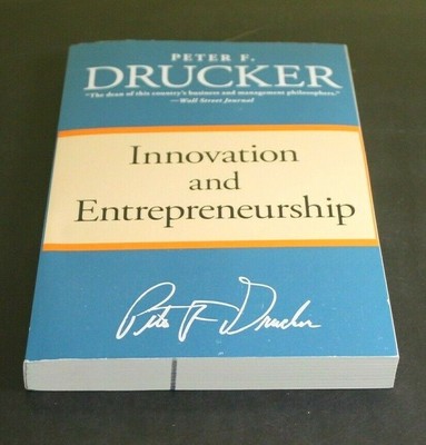 INNOVATION AND ENTREPrENEURSHIP by Peter Drucker  [Paperback]  ^ NEW ^ 