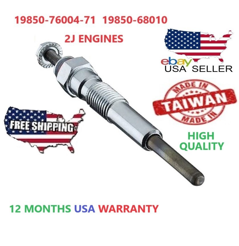 19850-68010 19850-76004-71 GLOW PLUG FOR TOYOTA 2J ENGINES