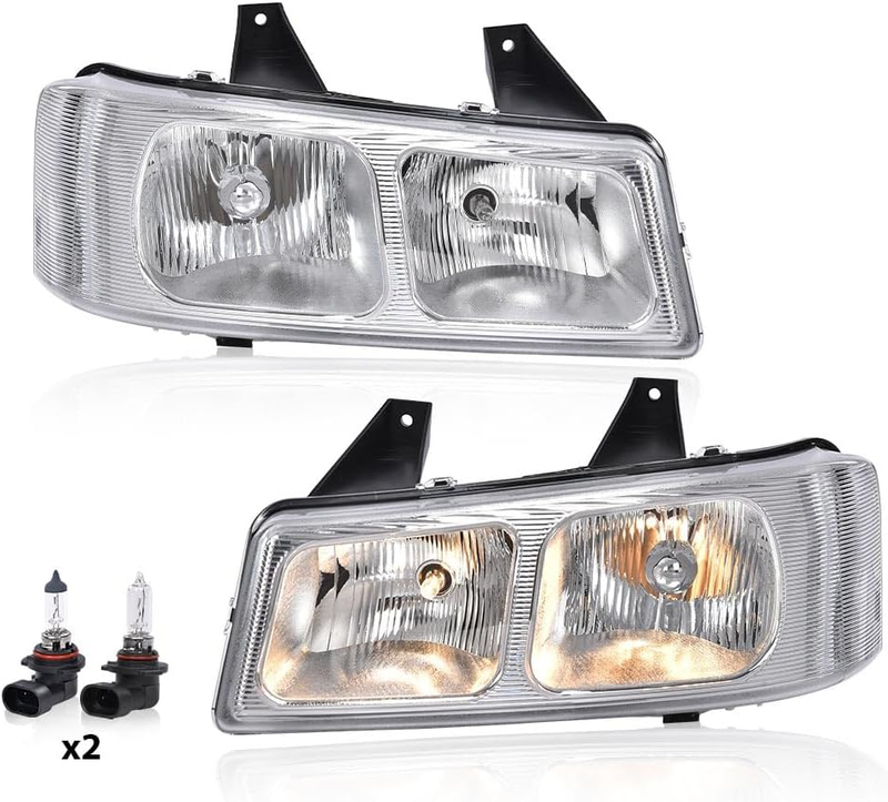 Headlight Set for Chevy Express 1500 GMC Savana 1500 2003-2014 Savana 2500 03-21