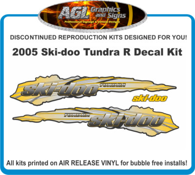 2005 ski-doo Tundra R Replacement  Decal Kit