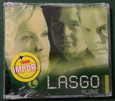 SEALED CD~ LASGO~ 2002~ ALONE~ GERMAN IMPORT SINGLE~ HYPE STICKER~ NEW OLD STOCK