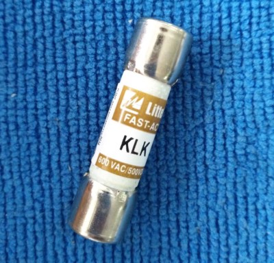 ORIGINAL Littelfuse KLK-20 KLK20 (20A) 20 Amp 600V Midget Fast Acting Fuse