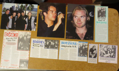 Boyzone Magazine Clippings Lot -  Ronan Keating - Stephen Gately