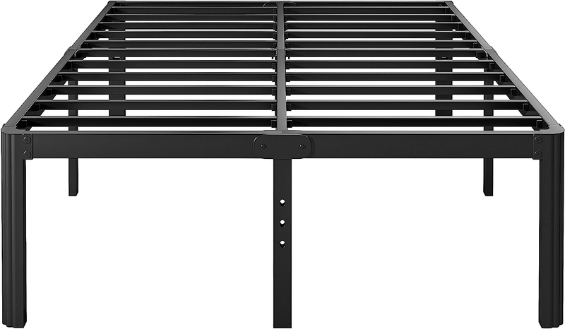14In High Queen Bed Frame No Box Spring Needed, Heavy Duty Metal Platform Bed Fr