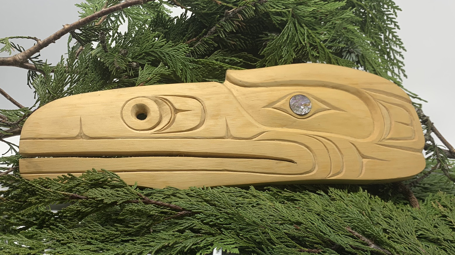 Yellow Cedar Pacific Northwest Coast Native Art - by Jason Baker 
