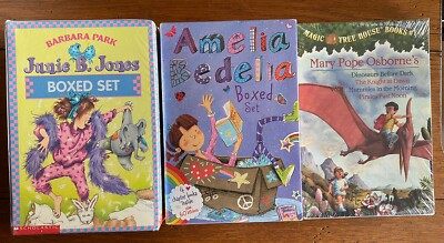 Amelia Bedelia Junie B Jones Magic Tree House 16 Books 3 Box Sets Brand New