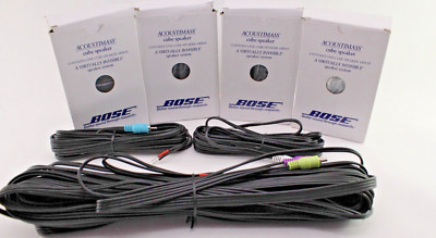 4x Bose Double Dual Cube Direct Reflect Speakers Lifestyle Acoustimass Surround