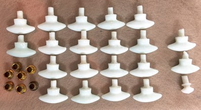 Antique Milk White Glass Knob 1 1 4