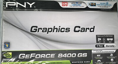 Brand New PNY GeForce 8400 GS  512MB DDR2 Graphics Card