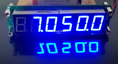 Signal Frequency Counter LED Display Digital Frequency Counter 0.1MHz~65MHz Blue