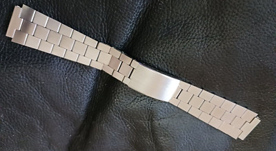 18mm ibico Flared 24mm Stainless Steel NOS 80's Vintage Watch Band LED LCD Swiss