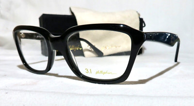 NEW Phillip Lim ''Tren'' Black 51-19-140 Frames Eyeglasses w/case