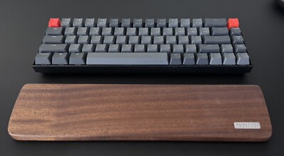 Keychron K6 Wireless, Bluetooth RGB Mechanical Keyboard with Matching Palm Rest