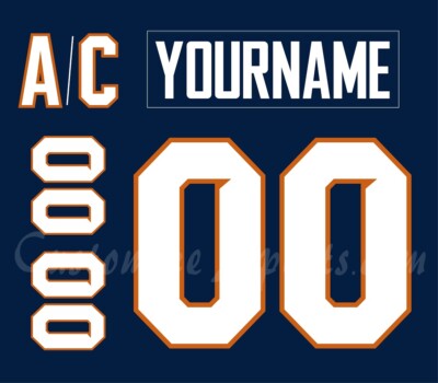 Greenville Swamp Rabbits Customized Number Kit For 2019-2021 Home Uniform