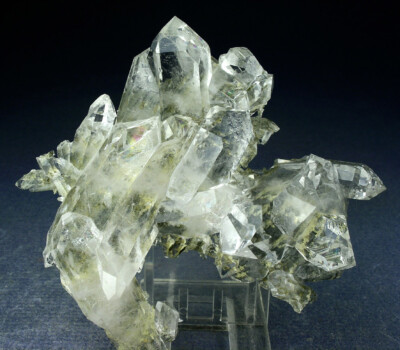 GRACEFUL GEM CLEAR QUARTZ CRYSTALS w INCLUSIONS, CORINTO, BRAZIL GLOBE MINERALS