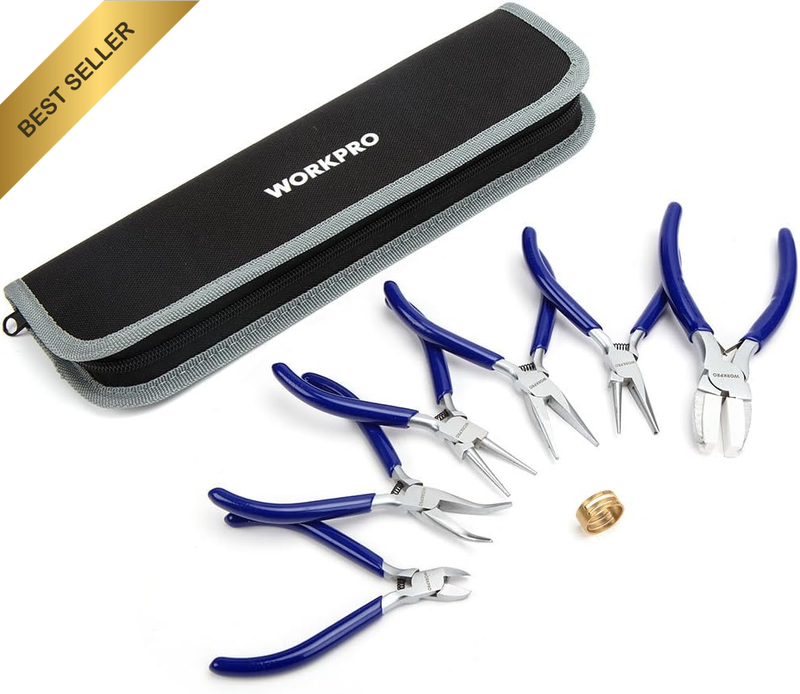 7-Piece Jewelers Pliers and Cutter Set with Easy-Carrying Case